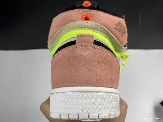 Rep Peach Air Jordan High CW6576-800 1 Switch 0506